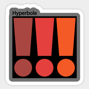 Hyperbole Sticker